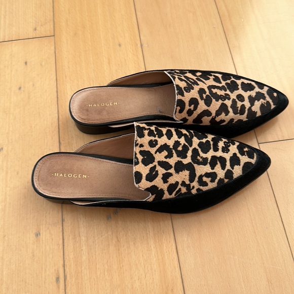 Halogen Corbin Genuine Calf Hair Slide Loafer - Picture 4 of 6